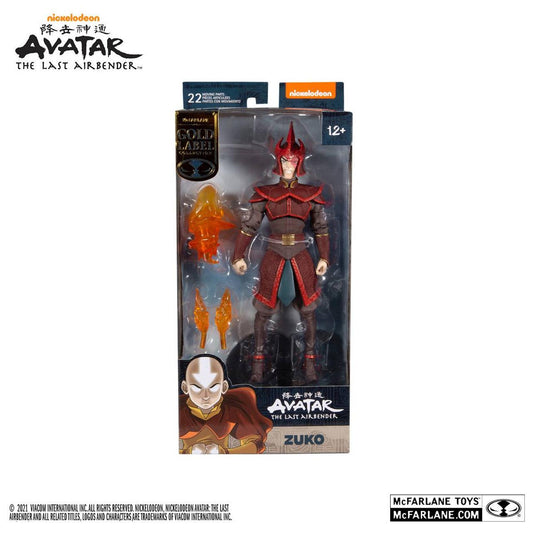 Prince Zuko Helmeted (Avatar The Last Airbender) 12" Gold Label Action Figure