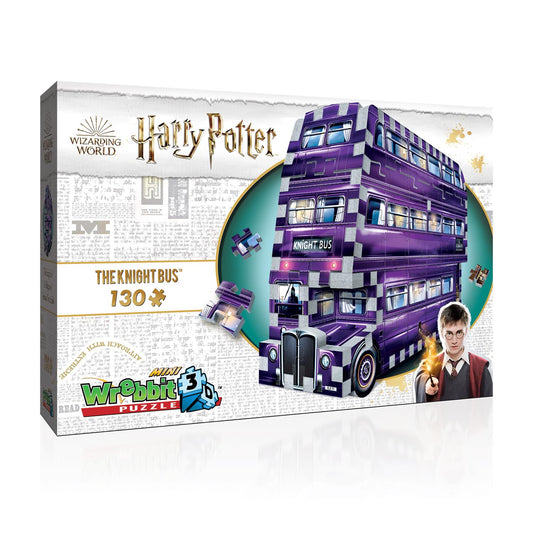Wrebbit 3D Harry Potter Mini Knight Bus Jigsaw Puzzle - 130 Pieces