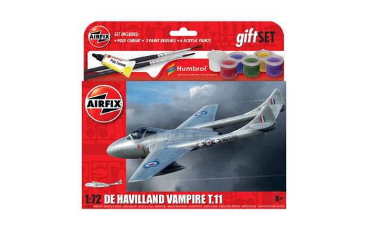 Airfix de Havilland Vampire T.11 1:72 Starter Model Set