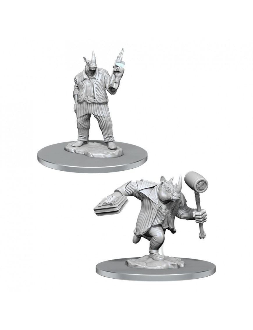 Magic the Gathering: Freelance Muscle & Rhox Pummeler Pre-Painted Miniature