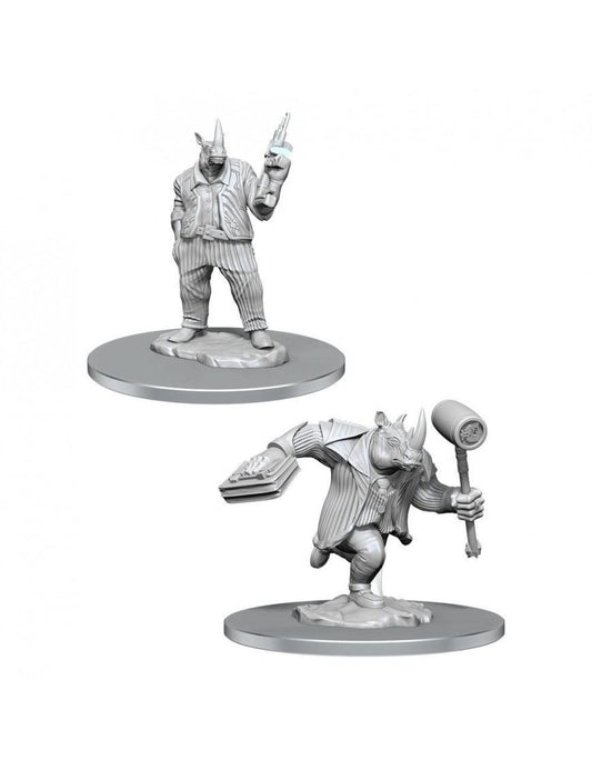 Magic the Gathering: Freelance Muscle & Rhox Pummeler Pre-Painted Miniature
