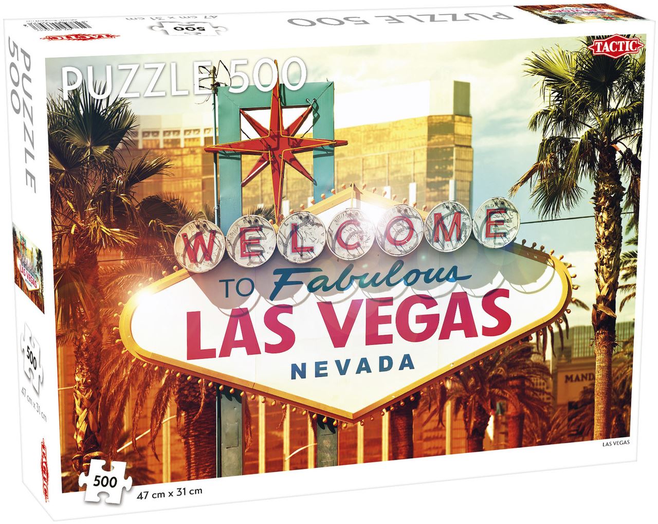 Tactic Las Vegas Jigsaw Puzzle - 500 Pieces