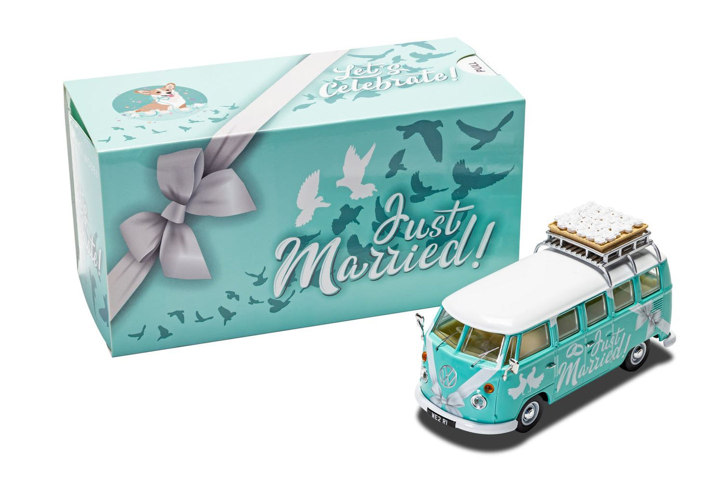 Corgi Volkswagen Campervan Just Married Diecast Model