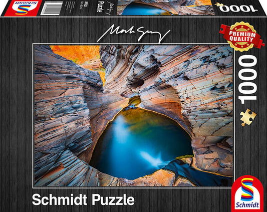 Schmidt Mark Gray: Indigo Jigsaw Puzzle - 1000 Pieces