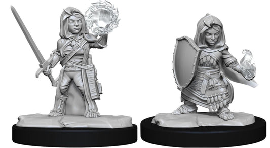 Pathfinder Battles Deepcuts: Halfling Cleric Female Unpainted Miniature