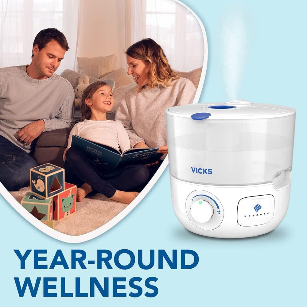 Vicks Top Fill Cool Mist Ultrasonic Humidifier VUL585
