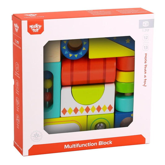 Tooky Toy Wooden Multifunction Block