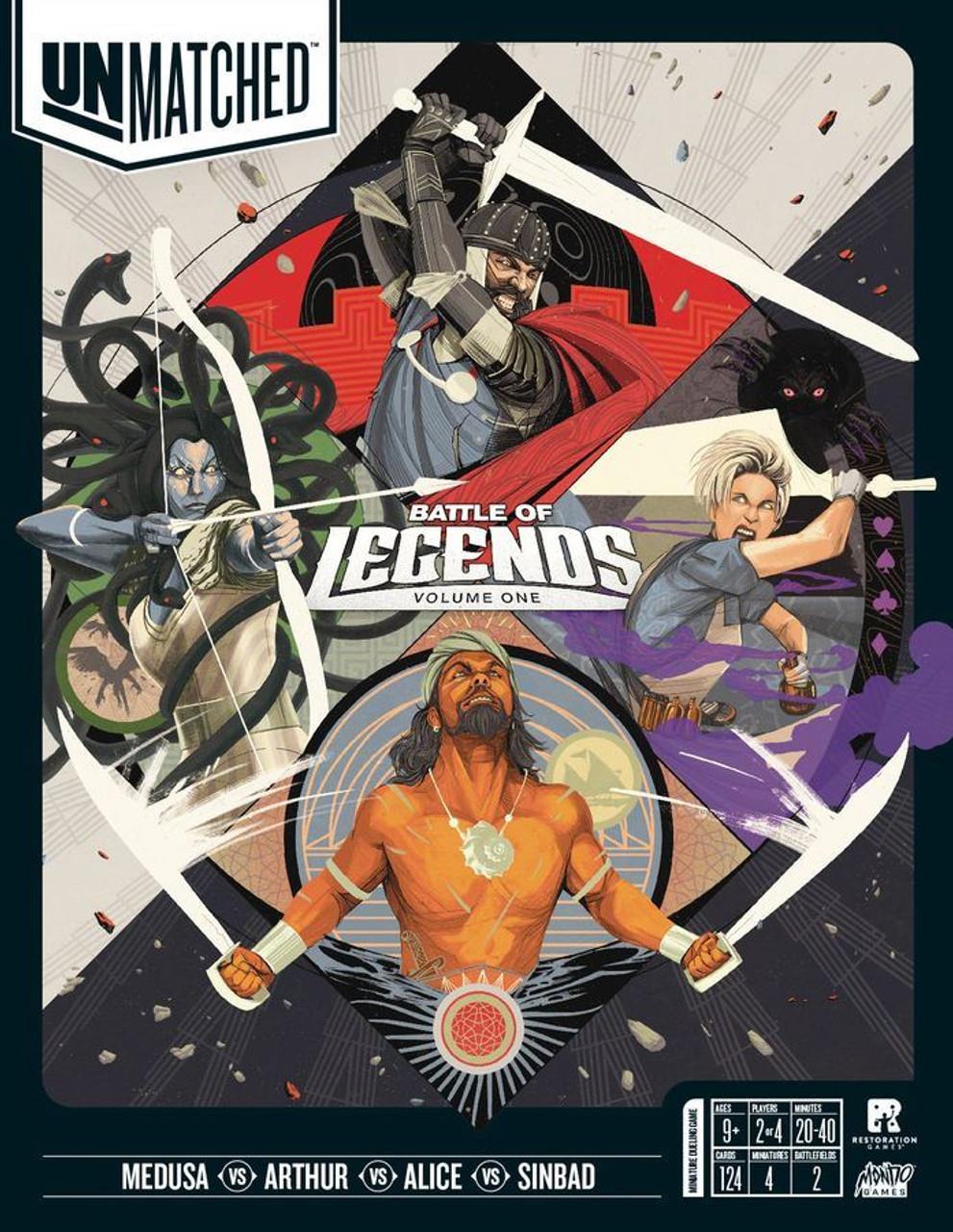 Unmatched: Battle of Legends Vol 1 Board Game
