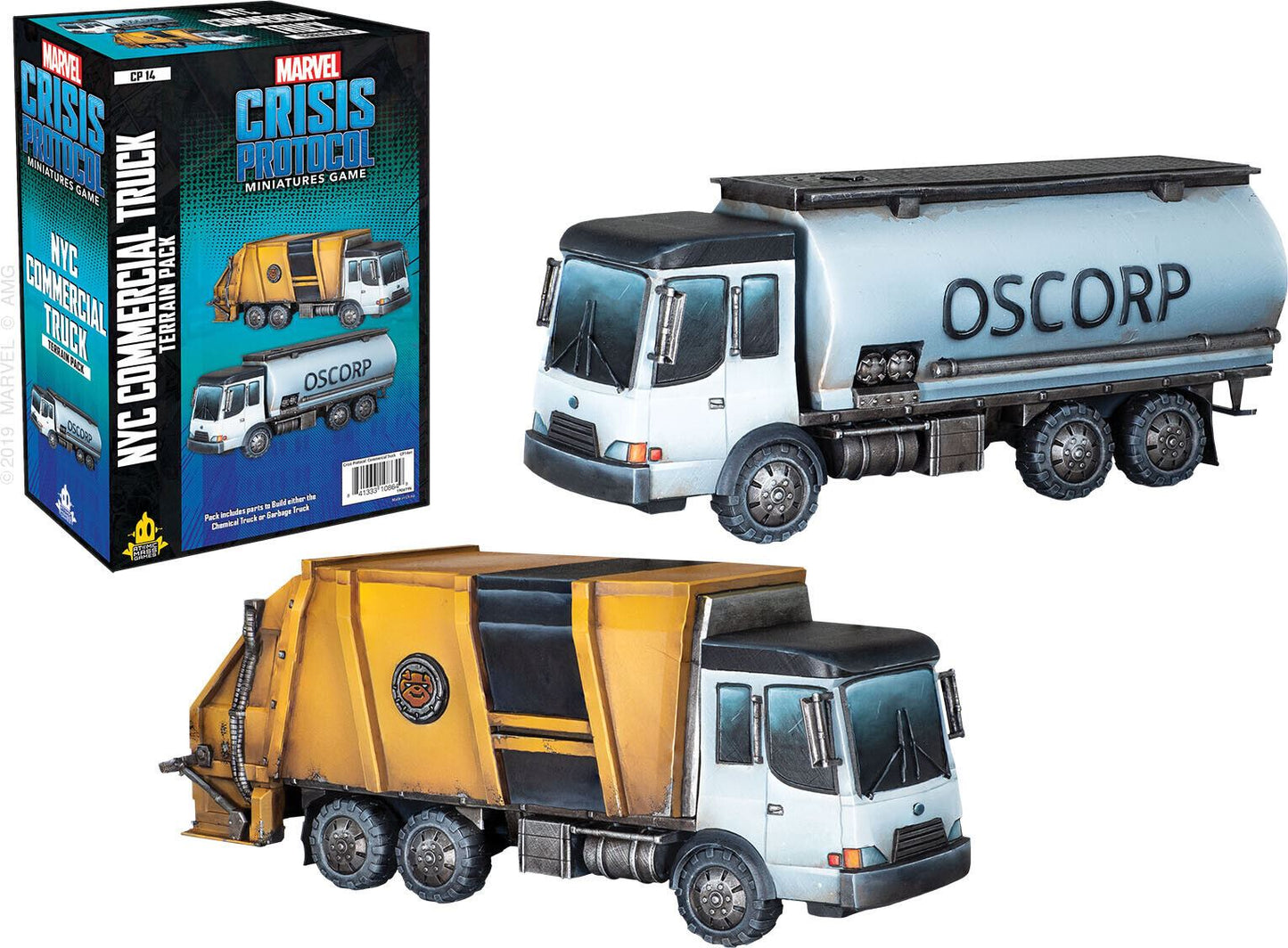 Marvel Crisis Protocol: NYC Commercial Truck Terrain Pack Miniatures