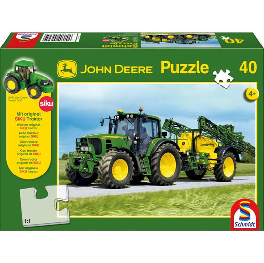 John Deere Tractor With Sprayer 40 Piece Jigsaw