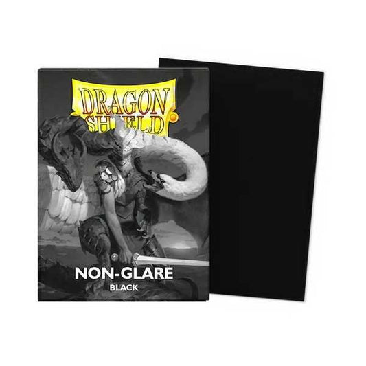 Dragon Shield Matte NonGlare Standard Size- Black V2 100 Sleeves