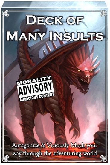 Deck of Many Insults Card Game