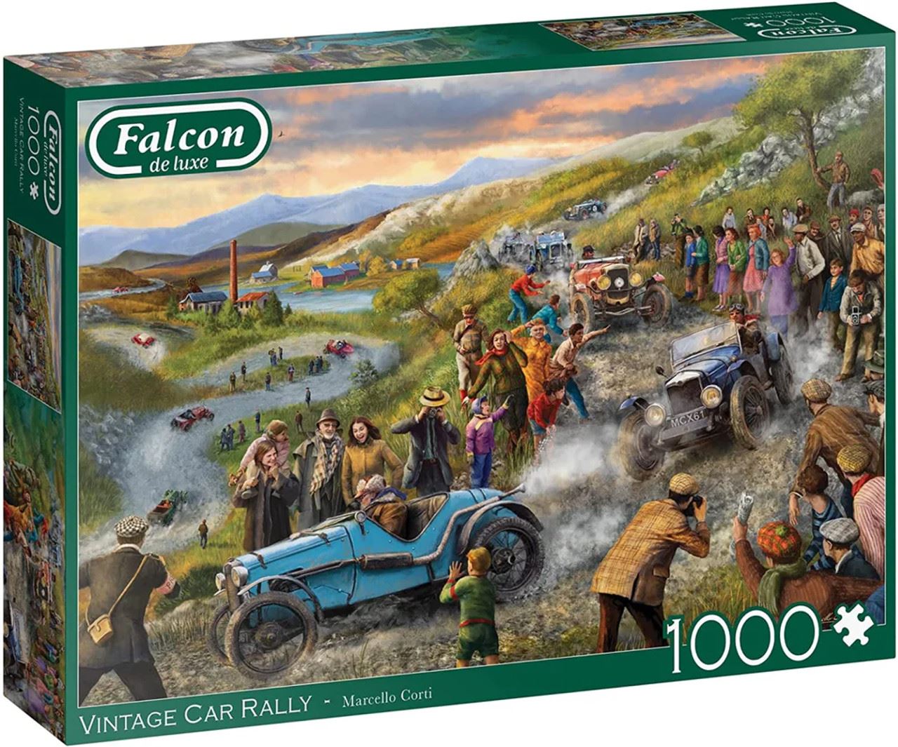 Jumbo Falcon de luxe Vintage Car Rally Jigsaw Puzzle - 1000 Pieces