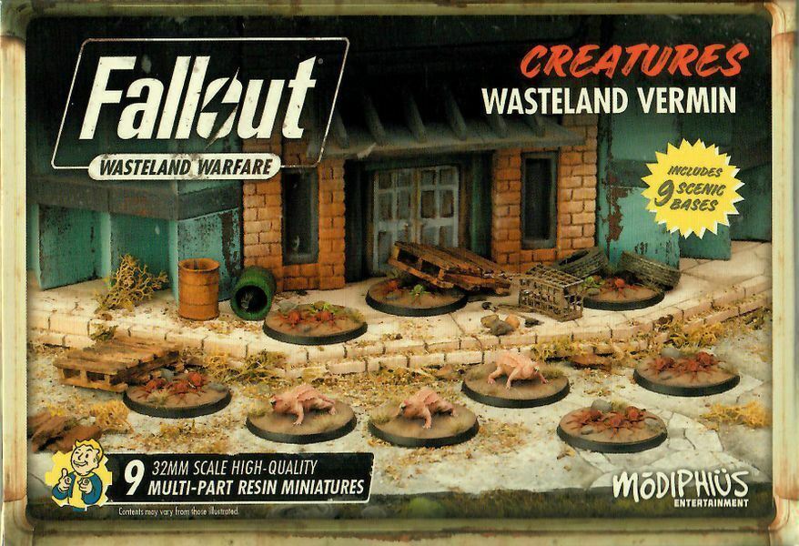 Fallout Wasteland Warfare Creatures Vermin