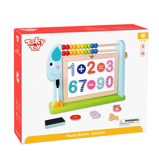 Tooky Toy Wooden Elephant Playing Board