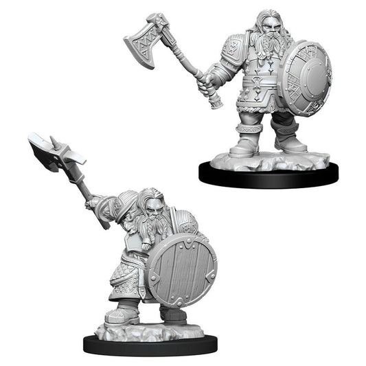 Dungeons & Dragons Nolzur's Marvelous Unpainted Miniatures (W11) Male Dwarf Fighter