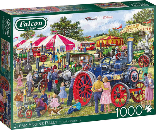 Jumbo Falcon de luxe - Steam Engine Rally 1000 Piece Jigsaw Puzzle