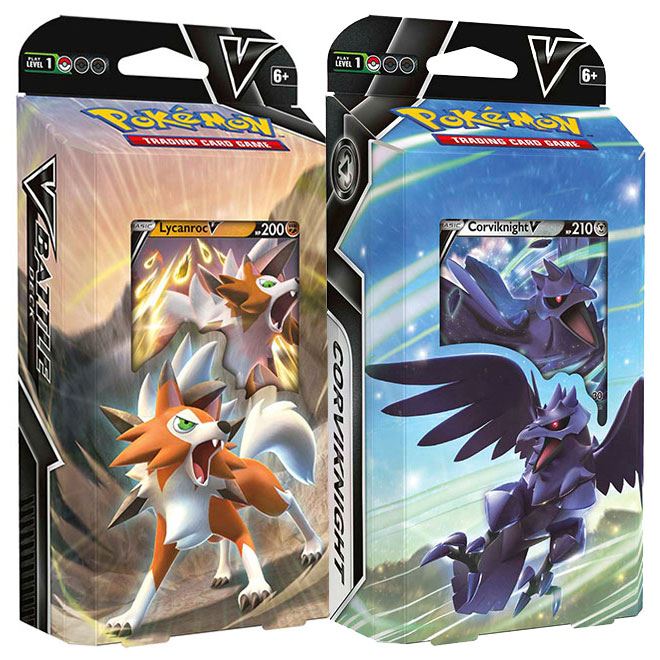 Pokemon TCG: Lycanroc V / Corviknight V Battle Deck - One At Random