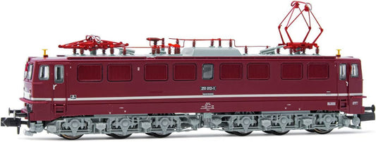 Arnold DR Electric Locomotive Class 251 red livery with small decor line period IV