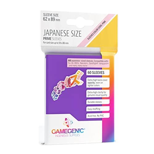 Gamegenic Prime Japanese Sized Sleeves Purple - 60 Sleeves