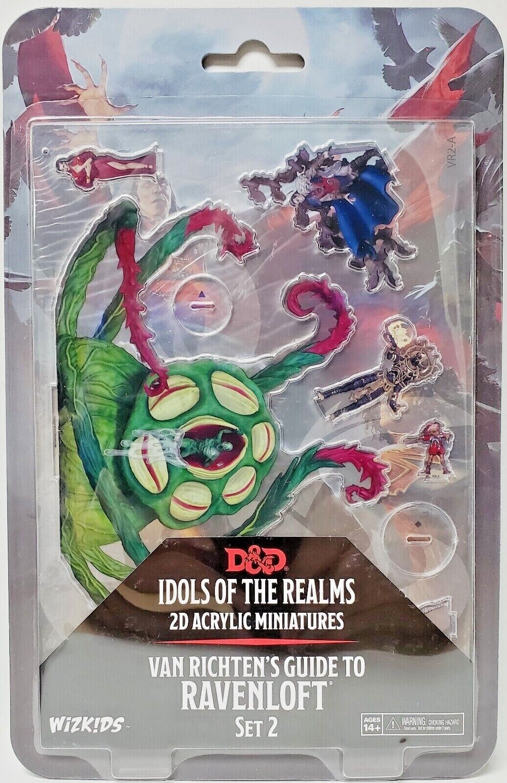 D&D Idols of the Realms: Van Richten's Guide to Ravenloft - Set 2 2D Acrylic Miniatures