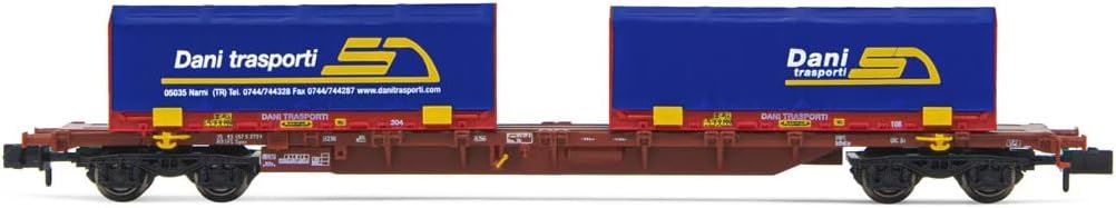 Arnold FS Sgnss container transporter wagon brown livery