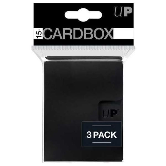 Ultra PRO 15+ Card Box 3-pack - Black
