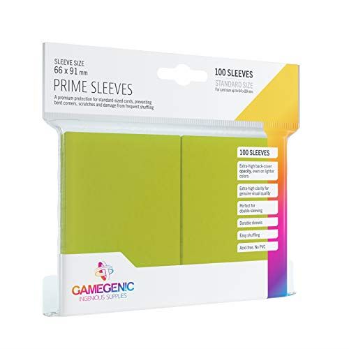 Gamegenic Prime Lime - 100 Sleeves