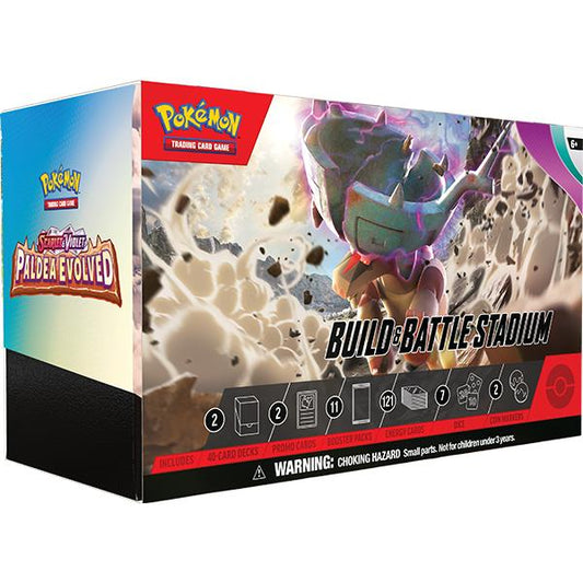 Pokemon TCG: Scarlet & Violet 2 - Paldea Evolved Build and Battle Stadium