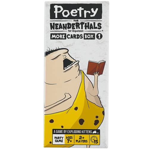 Poetry for Neanderthals: More Cards Box 1 Expansion Card Game