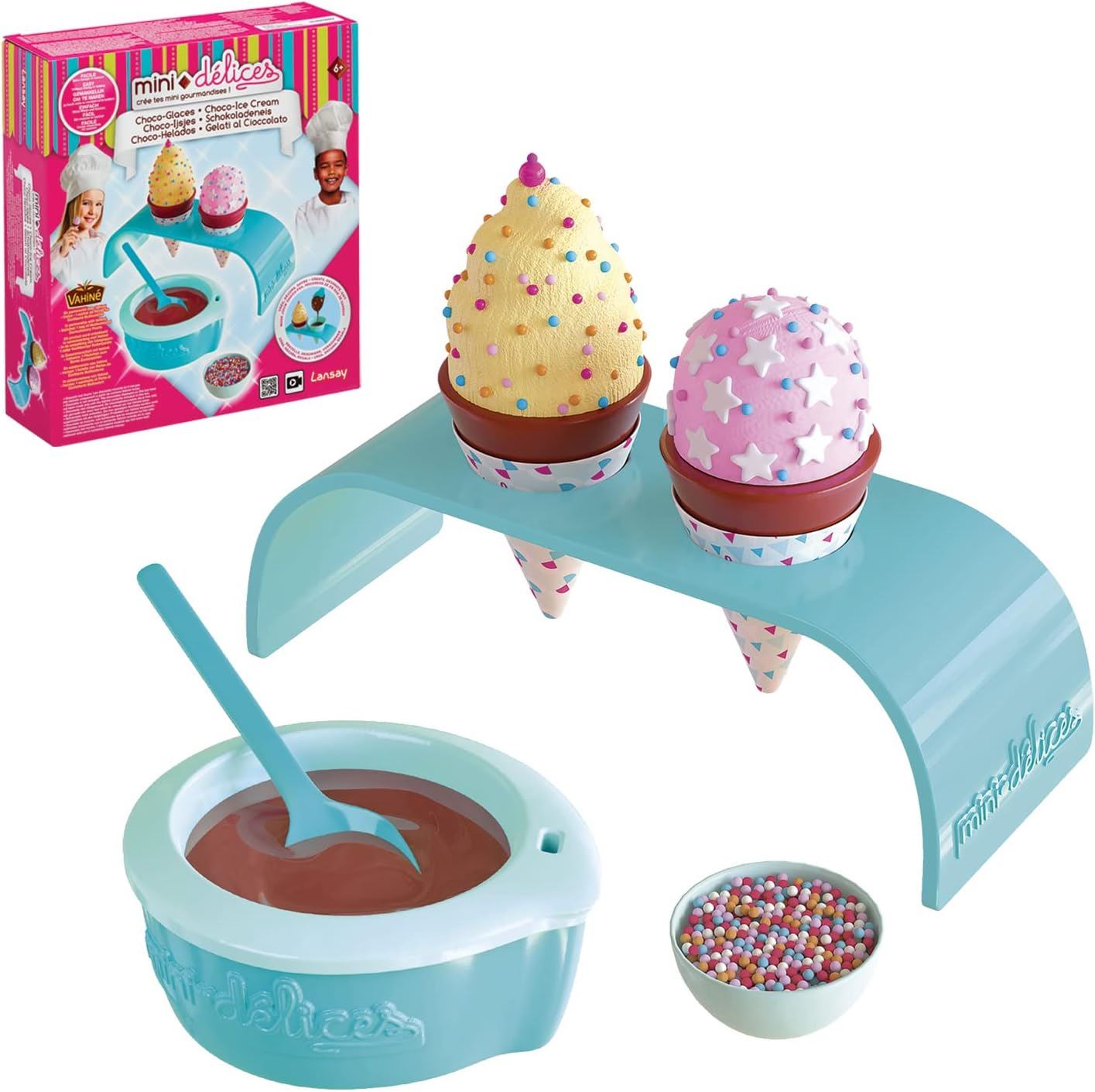 Mini Delices Choco Cones Ice Cream Set