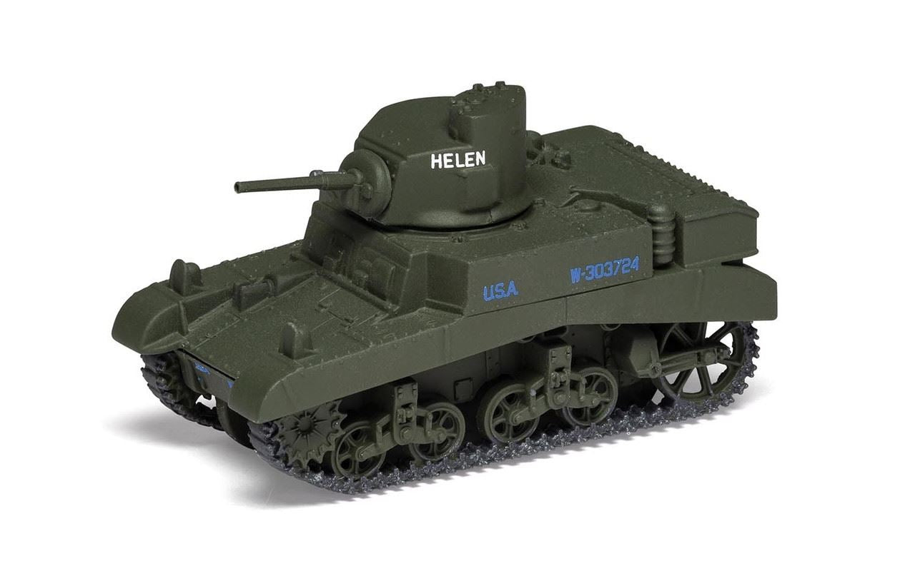 Corgi Mim M3 Stuart Tank Diecast Model