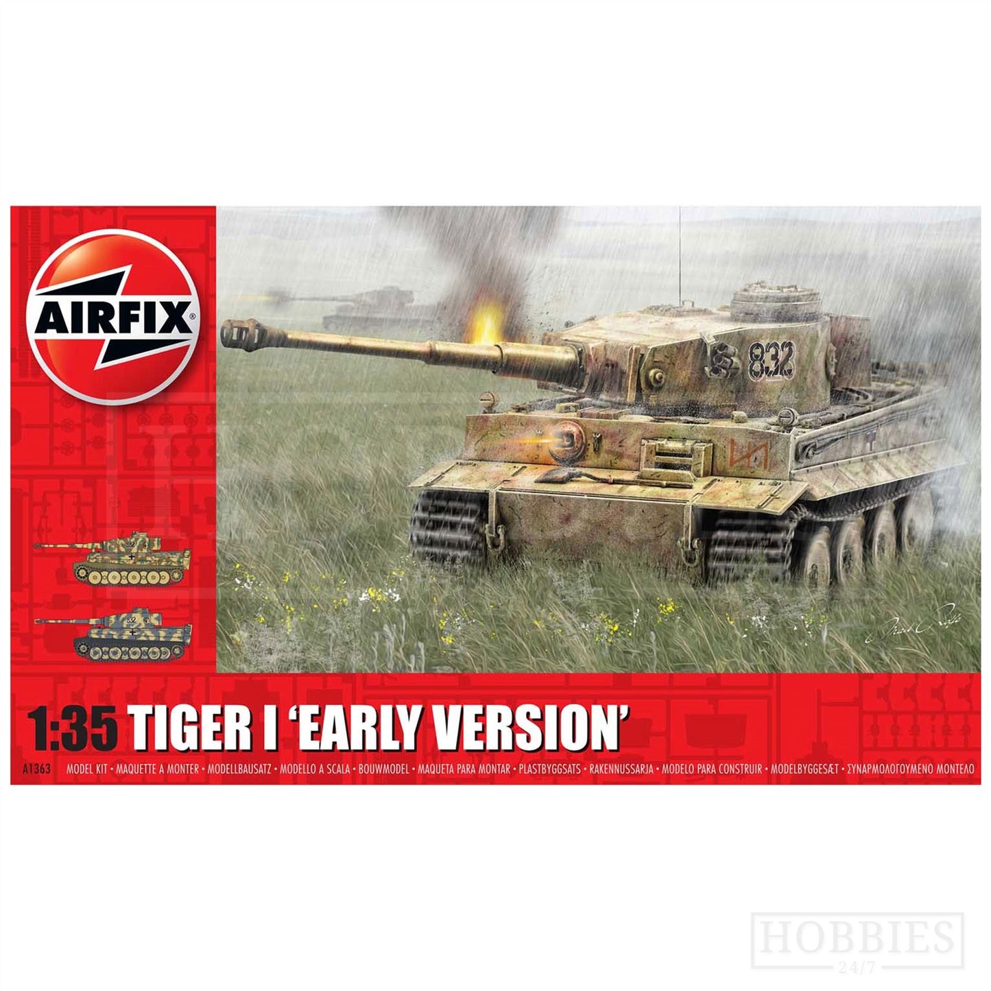 Tiger-1 Early Version 1:35 Tank Air Fix Model Kit