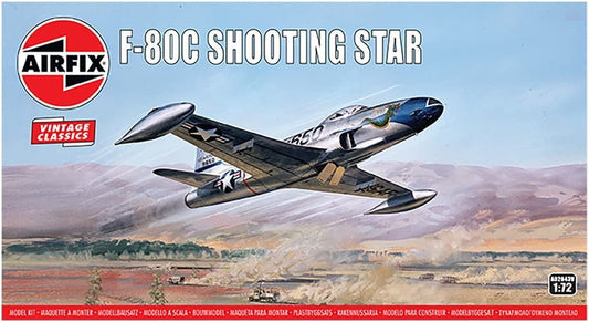Airfix F-80C Shooting Star Military Aircraft - 1:72 Model Kit