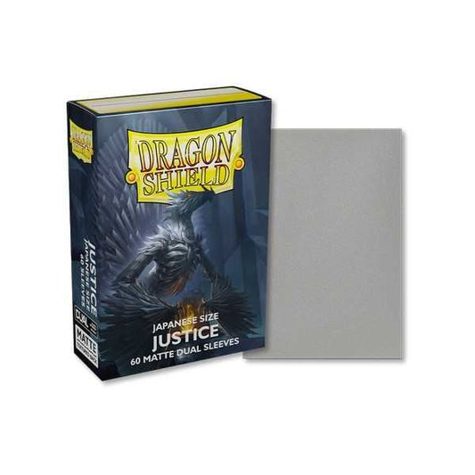 Dragon Shield Matte Dual Sleeves Japanese Size Justice - 60 Sleeves