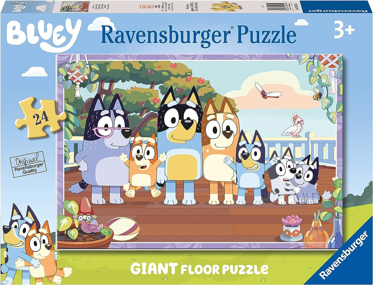 Ravensburger Bluey Giant Floor Puzzle 24 Piece Jigsaw Puzzle