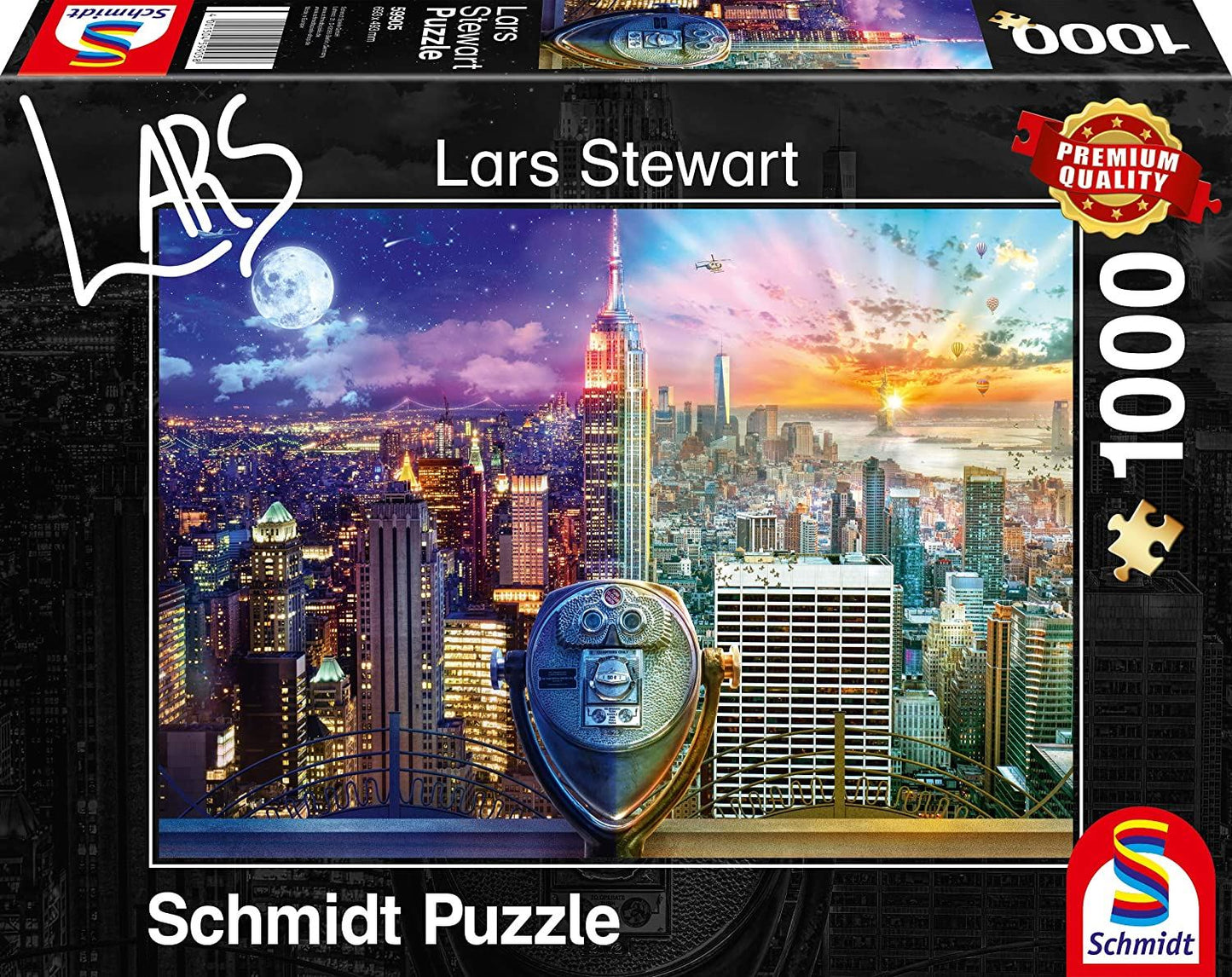 Schmidt New York Night & Day Jigsaw Puzzle - 1000 Pieces