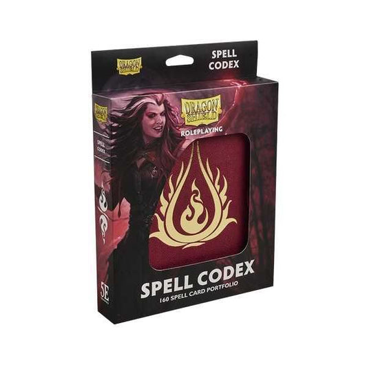 Dragon Shield Spell Codex - Blood Red