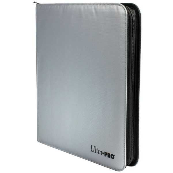 Ultra Pro 12 Pocket Zippered PRO-Binder Silver