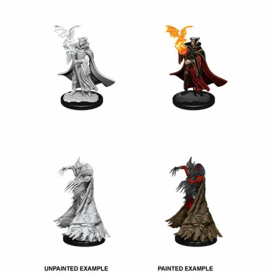 Pathfinder Battles Deep Cuts Unpainted Miniatures (W12) Cultist & Devil