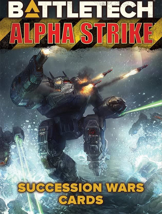 BattleTech Alpha Strike: Succession Wars Cards Expansion Board Game