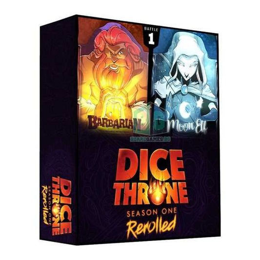 Dice Throne Season One Rerolled 1: Barbarian vs. Moon Elf