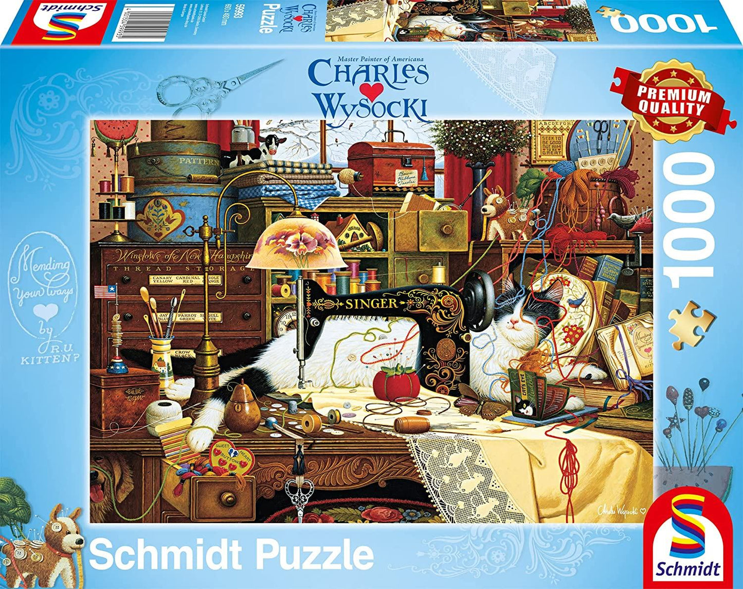 Schmidt Charles Wysocki: Maggic the Messmaker Jigsaw Puzzle - 1000 Pieces
