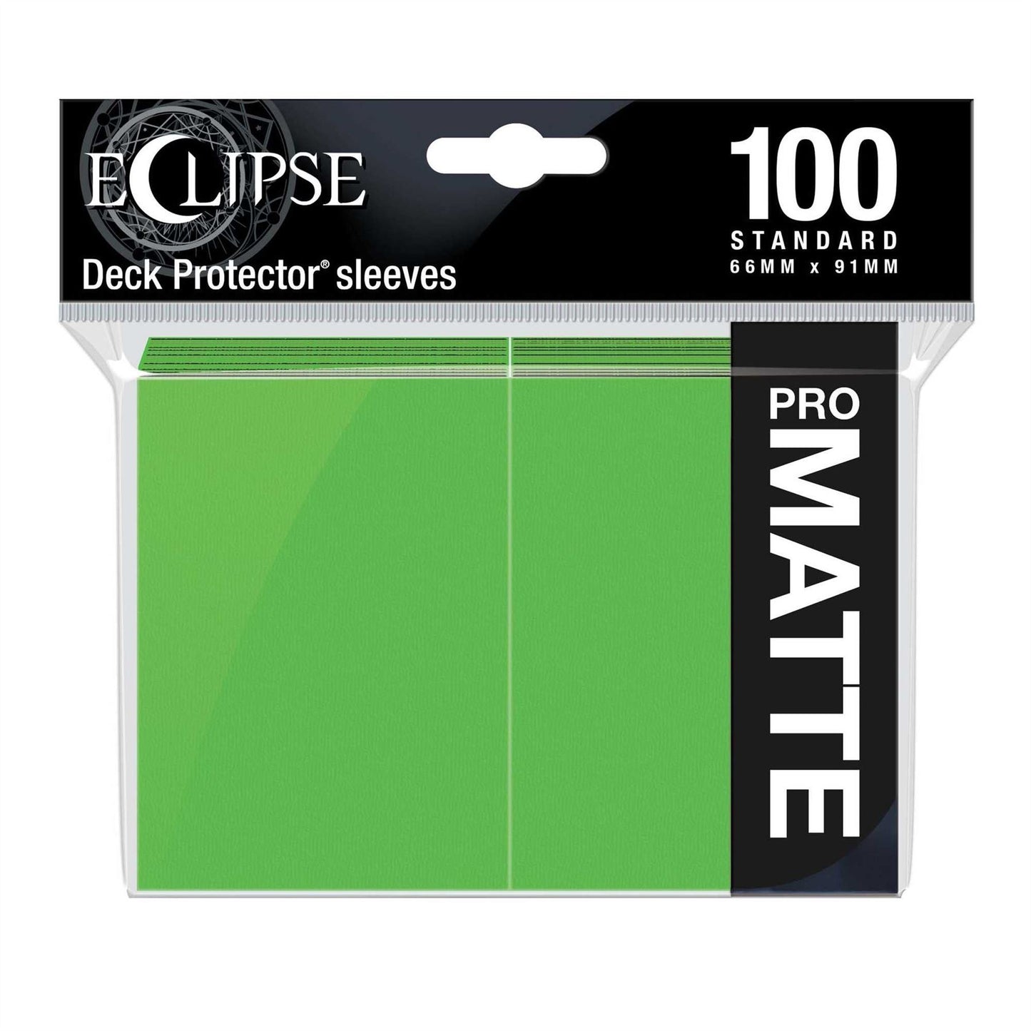 Ultra Pro Eclipse Matte 100 Standard Sleeves: Lime Green