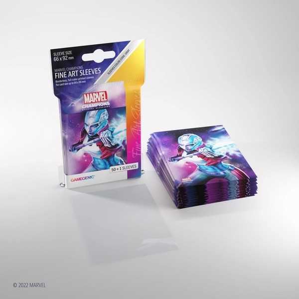 Gamegenic Marvel Champions Fine Art Sleeves Nebula