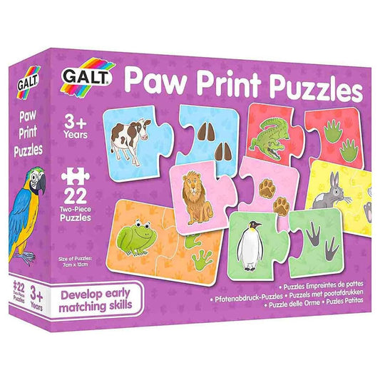Galt Toys - Paw Print Jigsaw Puzzles - 22 x 2 Pieces