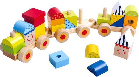 Wooden Stacking Train Activity Toy