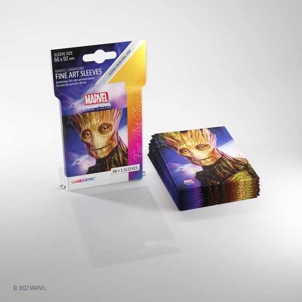 Gamegenic Marvel Champions Fine Art Sleeves Groot