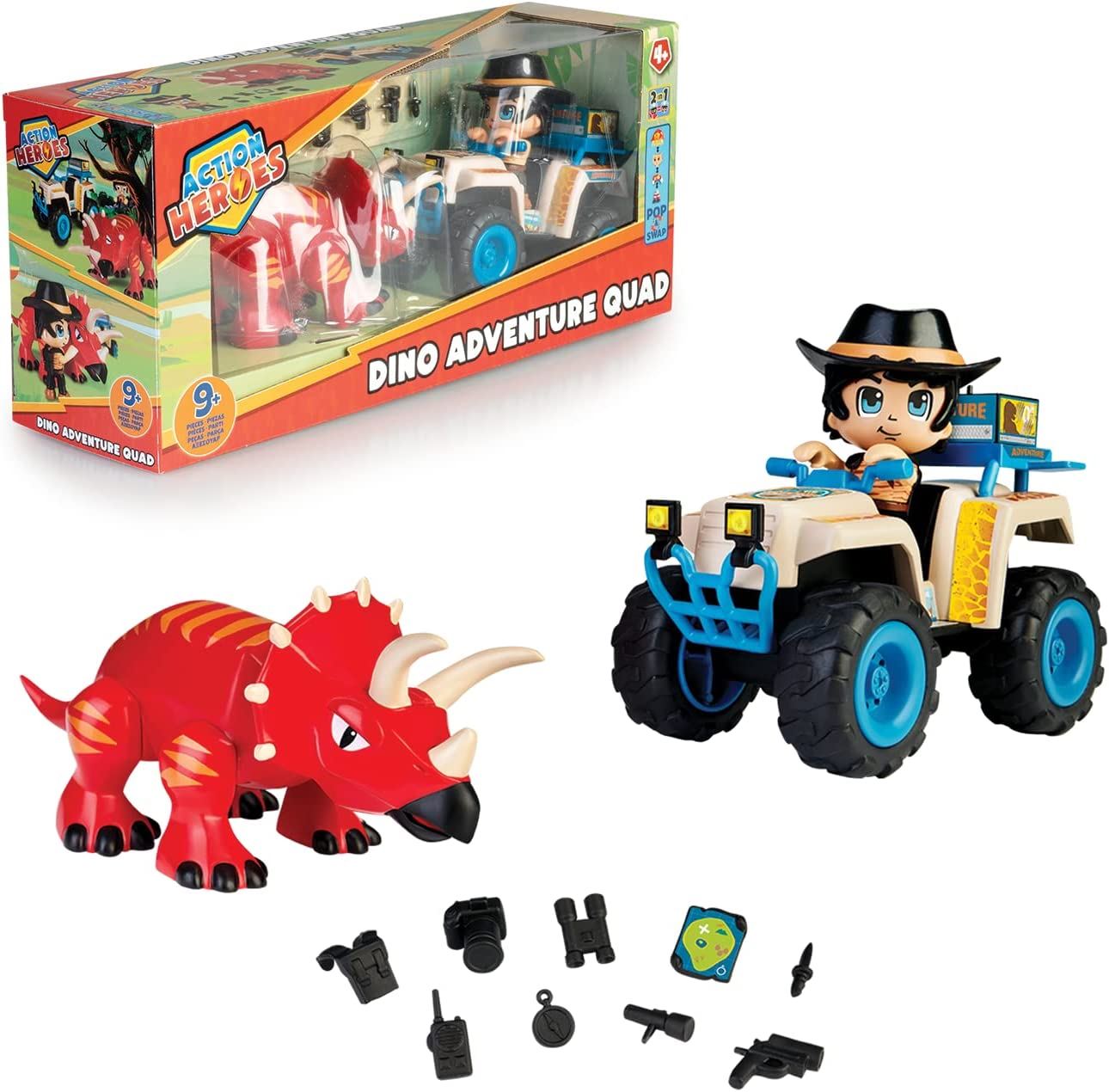 Action Heroes Dino Adventure Quad Playset	