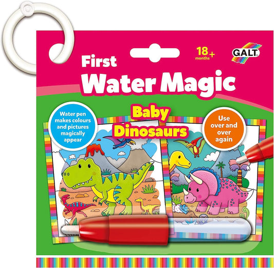Galt Toys - First Water Magic: Baby Dinosaurs Colouring Book